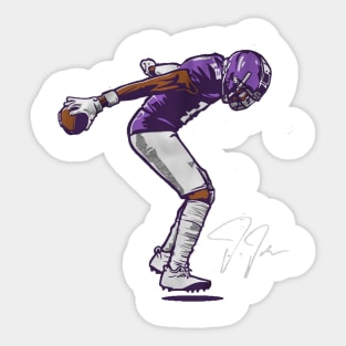 Justin Jefferson Superstar Pose Sticker